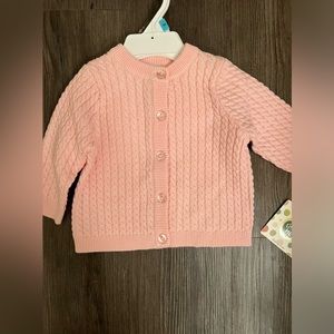 Little Me 100% cotton sweater set